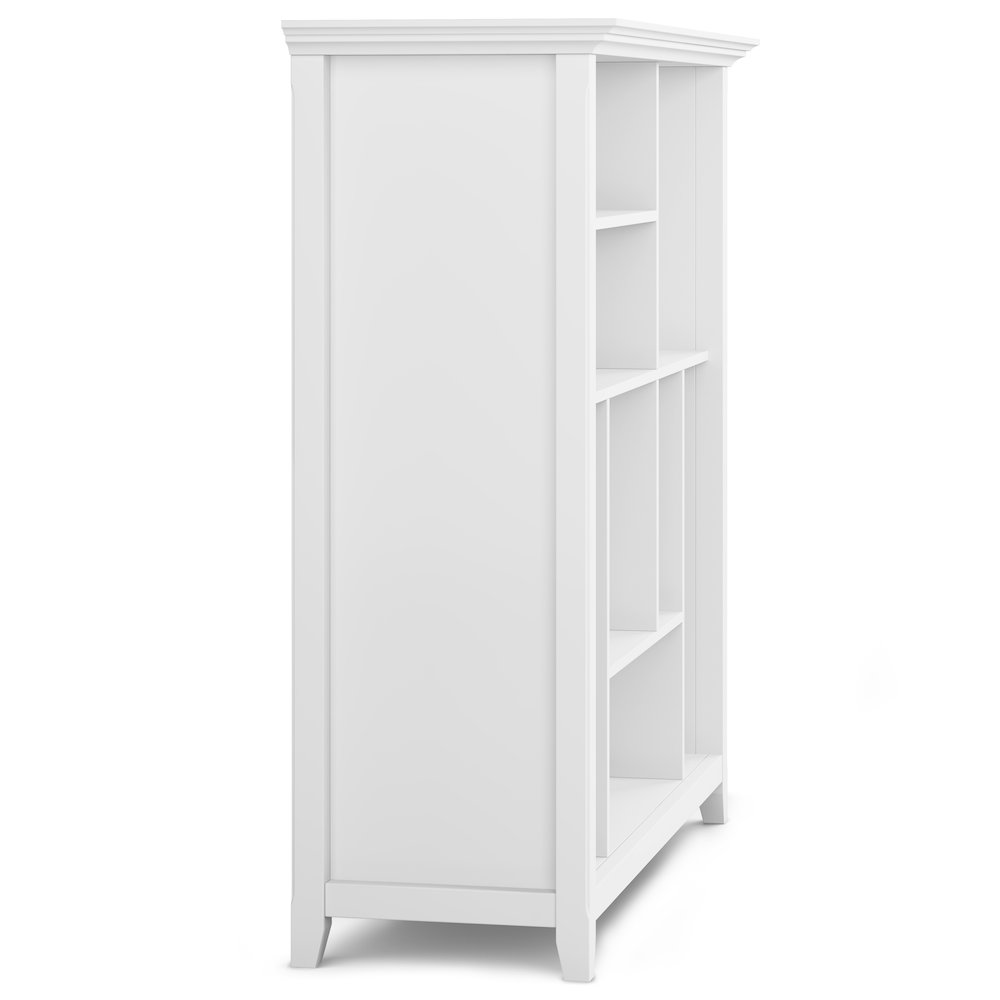 Amherst Solid Wood Multi Cube Bookcase And Storage Unit In White. Picture 3