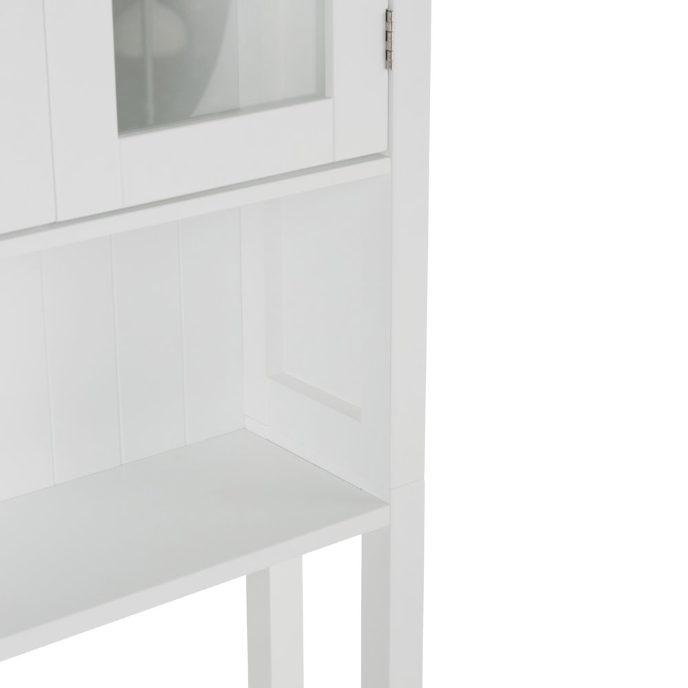 Acadian Space Saver Cabinet In Pure White. Picture 4