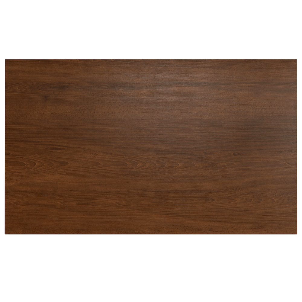 Wilson Rectangle Dining Table In Walnut Veneer. Picture 3