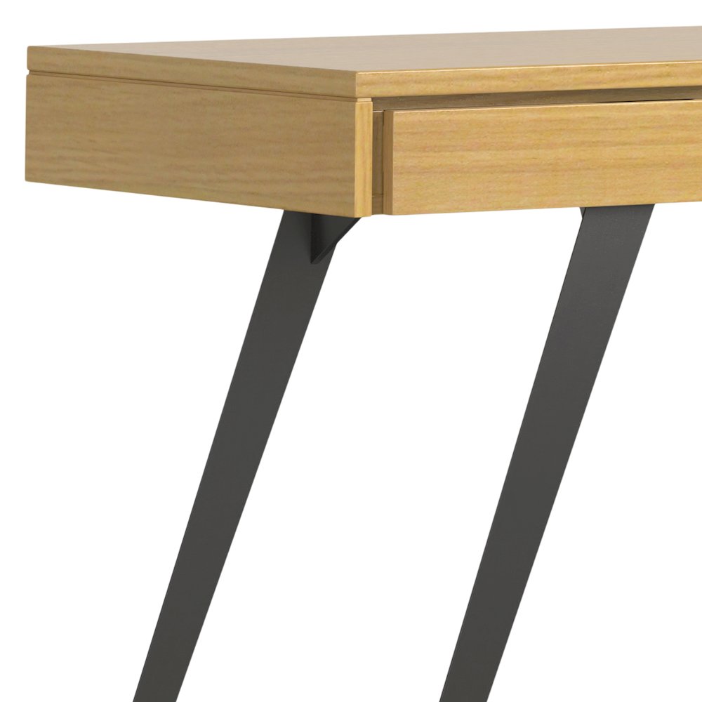 Lowry Large Desk In Oak. Picture 4