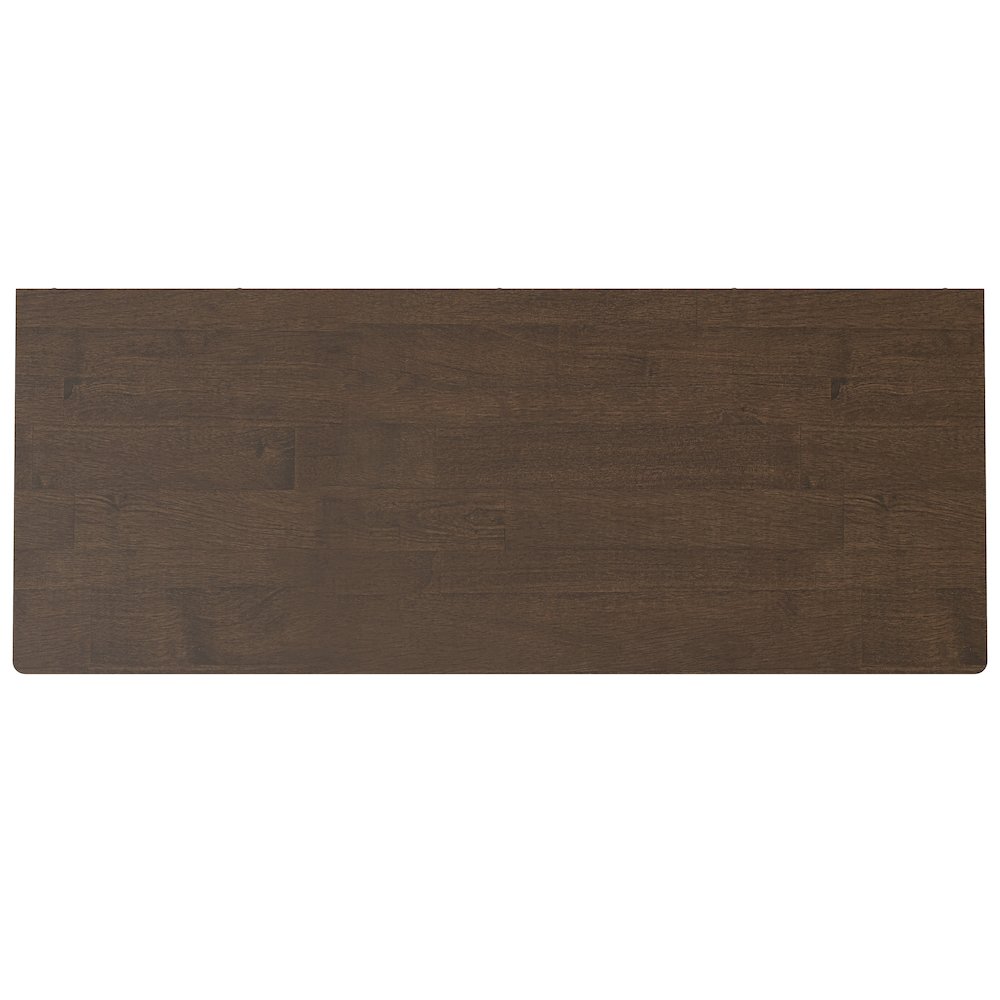 Harper Solid Hardwood 2 Door Sideboard Buffet / Storage Cabinet In Walnut Brown. Picture 3
