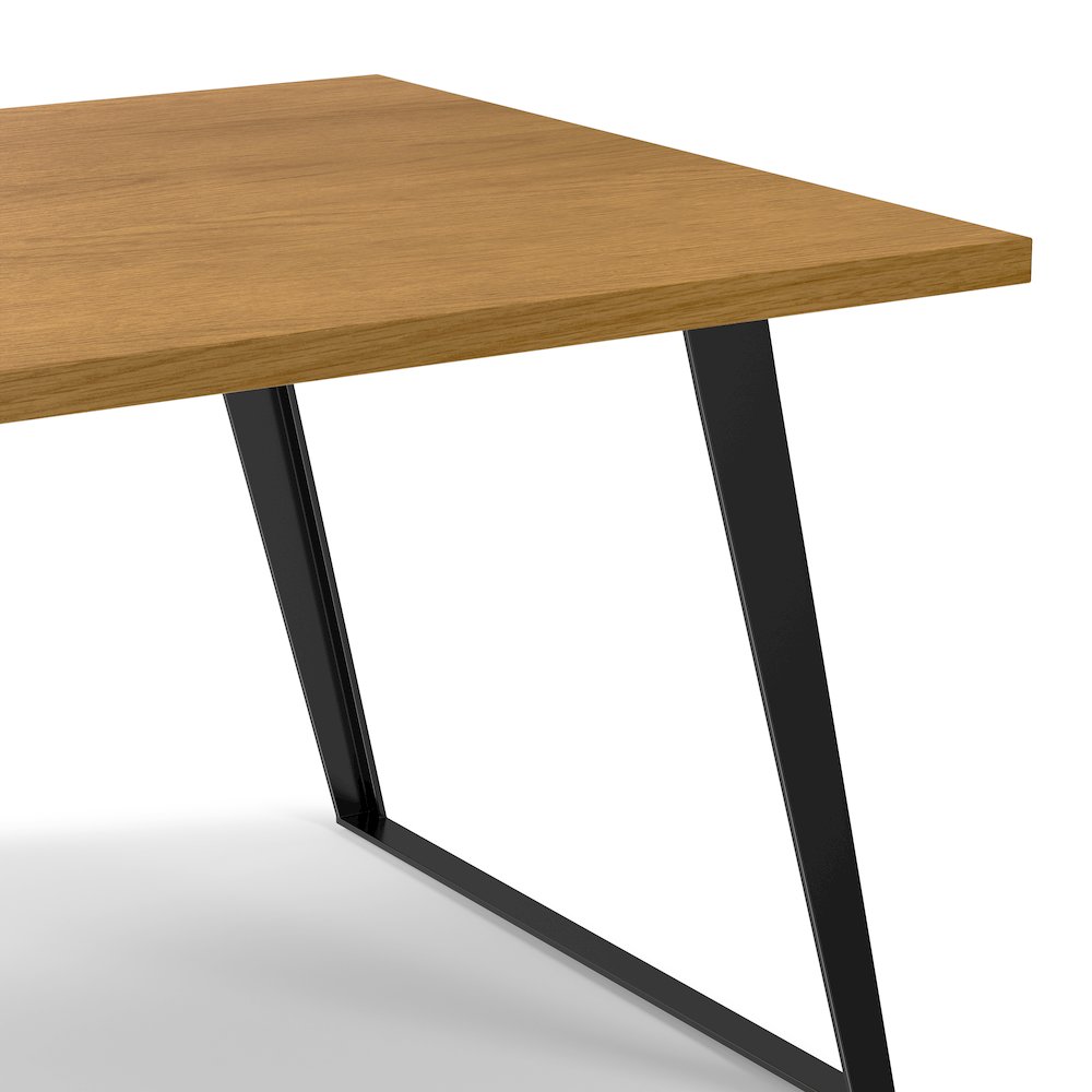 Lowry Dining Table In Oak Veneer. Picture 10