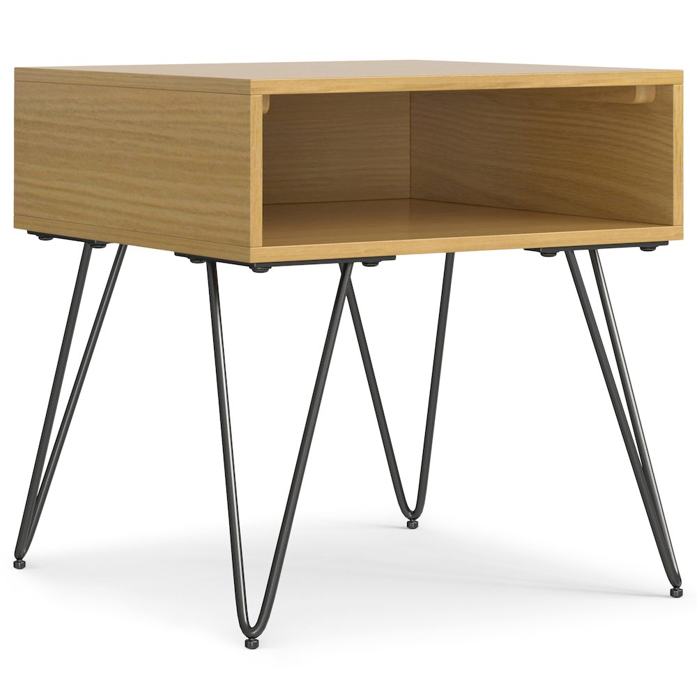 Hunter End Table In Oak Veneer. Picture 1