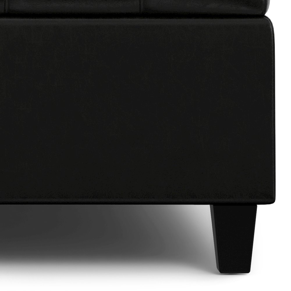 40 inch Wide Square Large Coffee Table Storage Ottoman. Picture 6