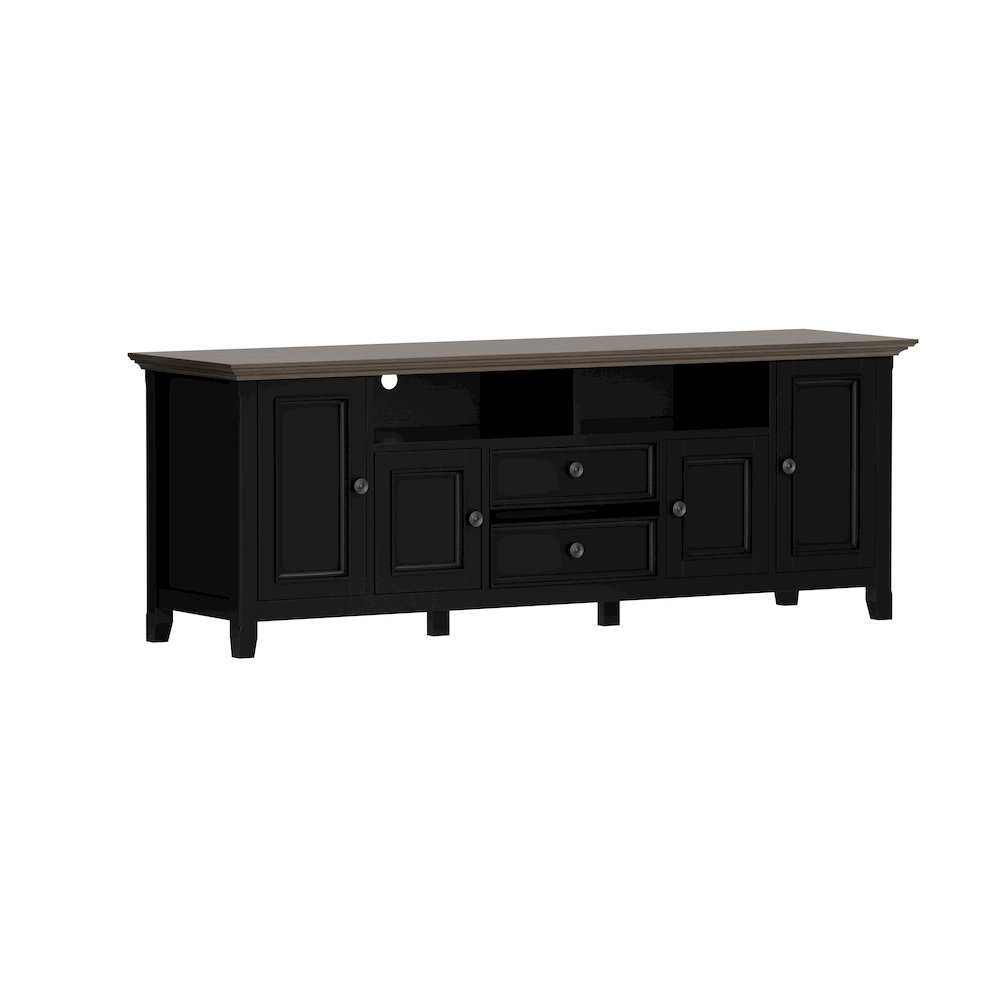Amherst 72 inch Wide Solid Wood Transitional TV Stand For TVs up to 80 inches. Picture 1