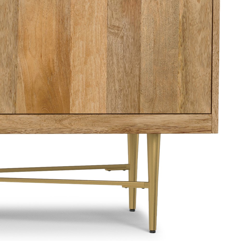 Fallon SOLID MANGO WOOD Sideboard Buffet in Natural. Picture 8