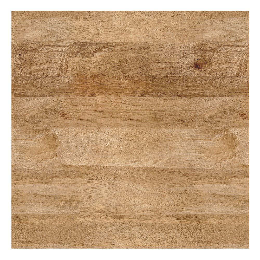 Fallon SOLID MANGO WOOD End Table with Drawer in Natural. Picture 4