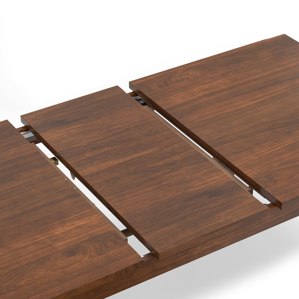 Wilson Extendable Dining Table In Walnut Veneer. Picture 10