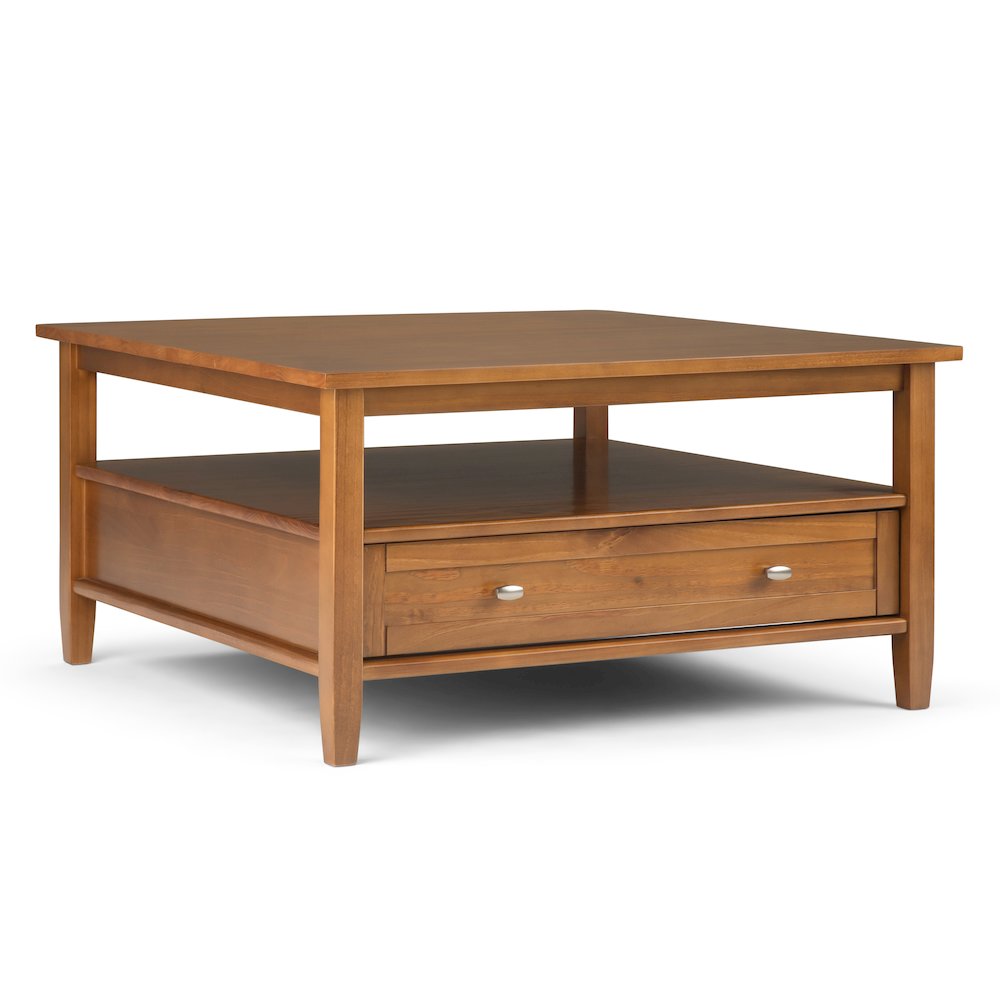 36"W Coffee Table with 2 20"W End Tables in Light Golden Brown (Set of 3). Picture 2