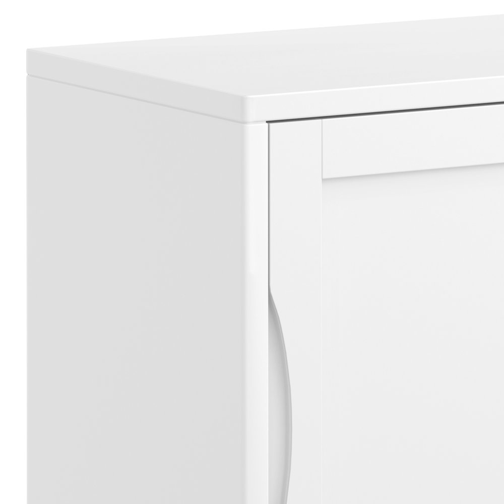Harper Solid Wood 30 Inch Storage Cabinet In White (Set Of 2). Picture 3