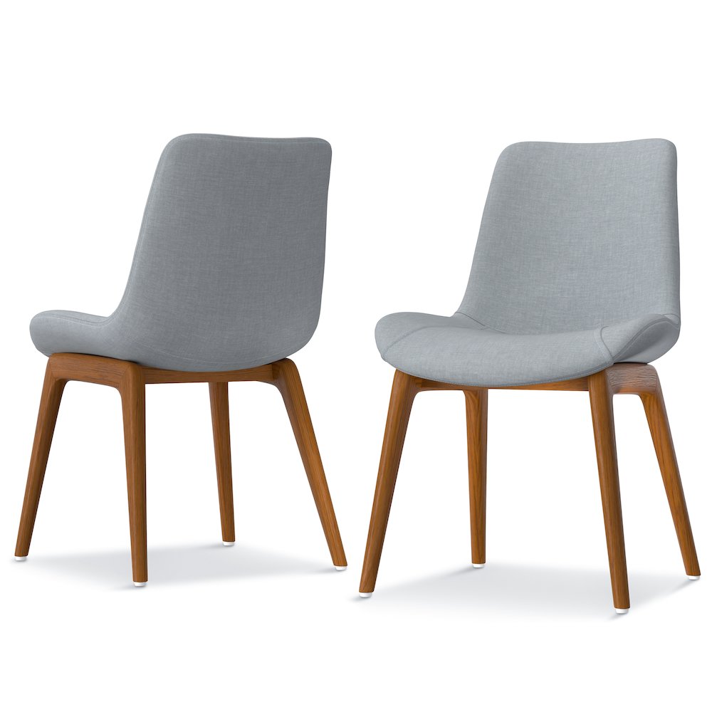 Loretta Dining Chair (Set Of 2) In Light Grey. Picture 1