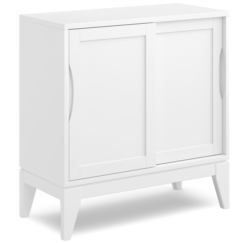 Harper Solid Wood 30 Inch Storage Cabinet In White (Set Of 2). Picture 2