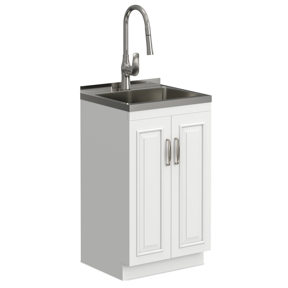 Darwin All-In-One 20-inch Laundry Utility Sink and Cabinet. Picture 1