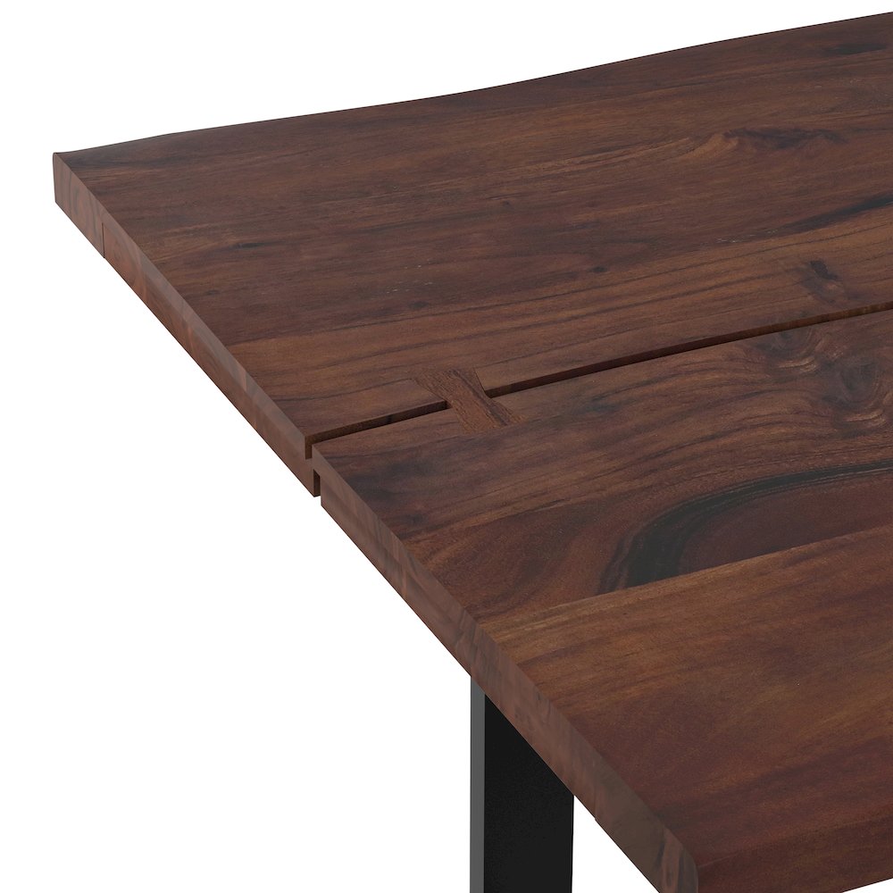 Fieldcrest Dining Table In Dark Walnut. Picture 8