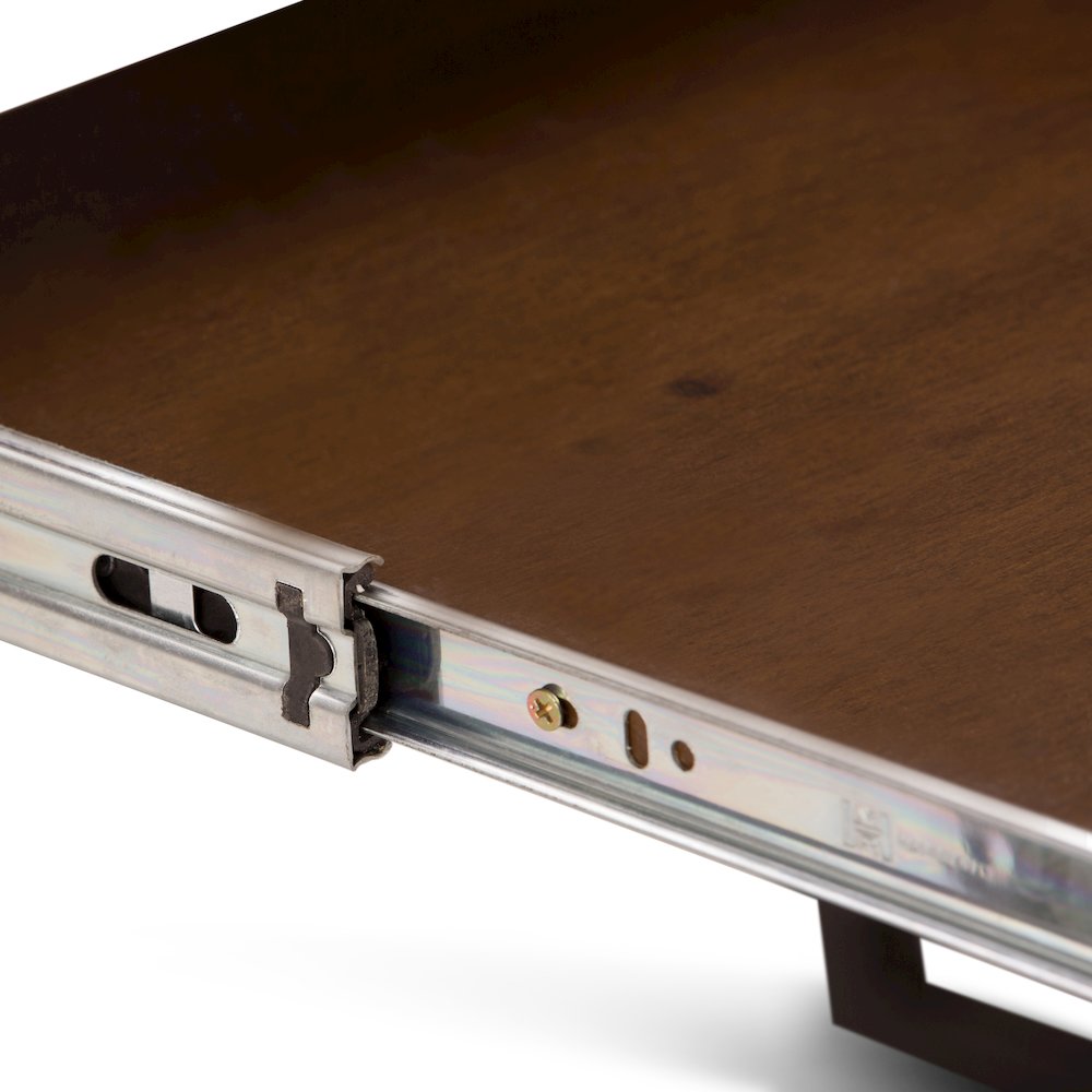 Ryder Solid Wood Desk In Natural Aged Brown. Picture 3