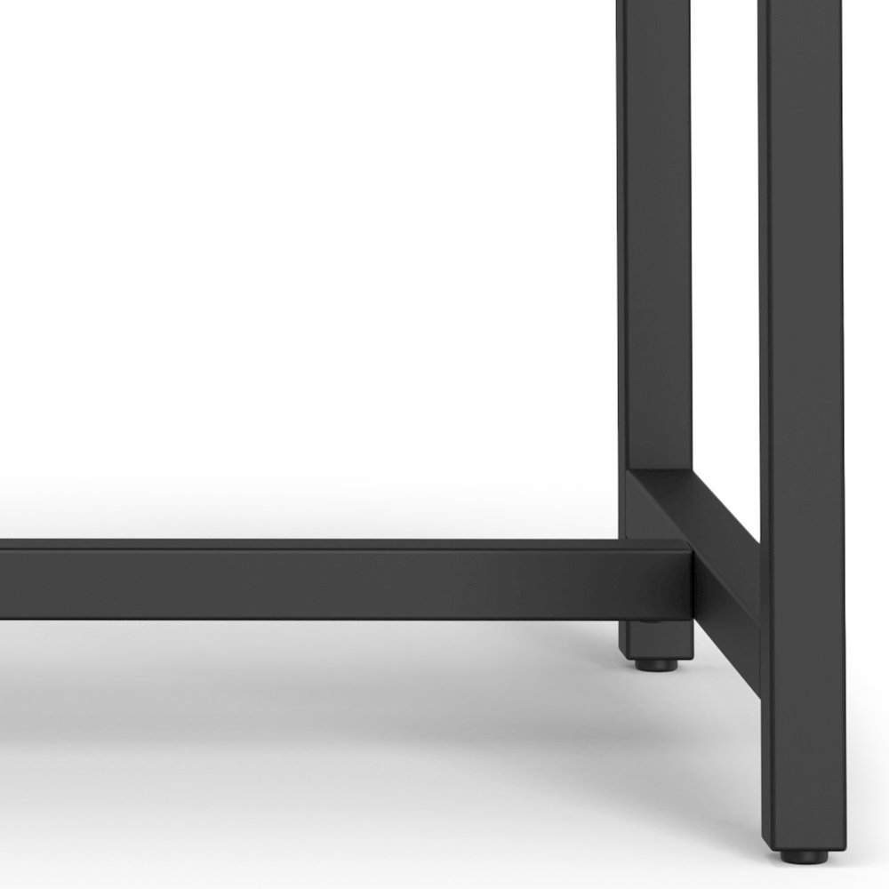 Banting SOLID HARDWOOD Mid Century Small Desk in Walnut Brown. Picture 8