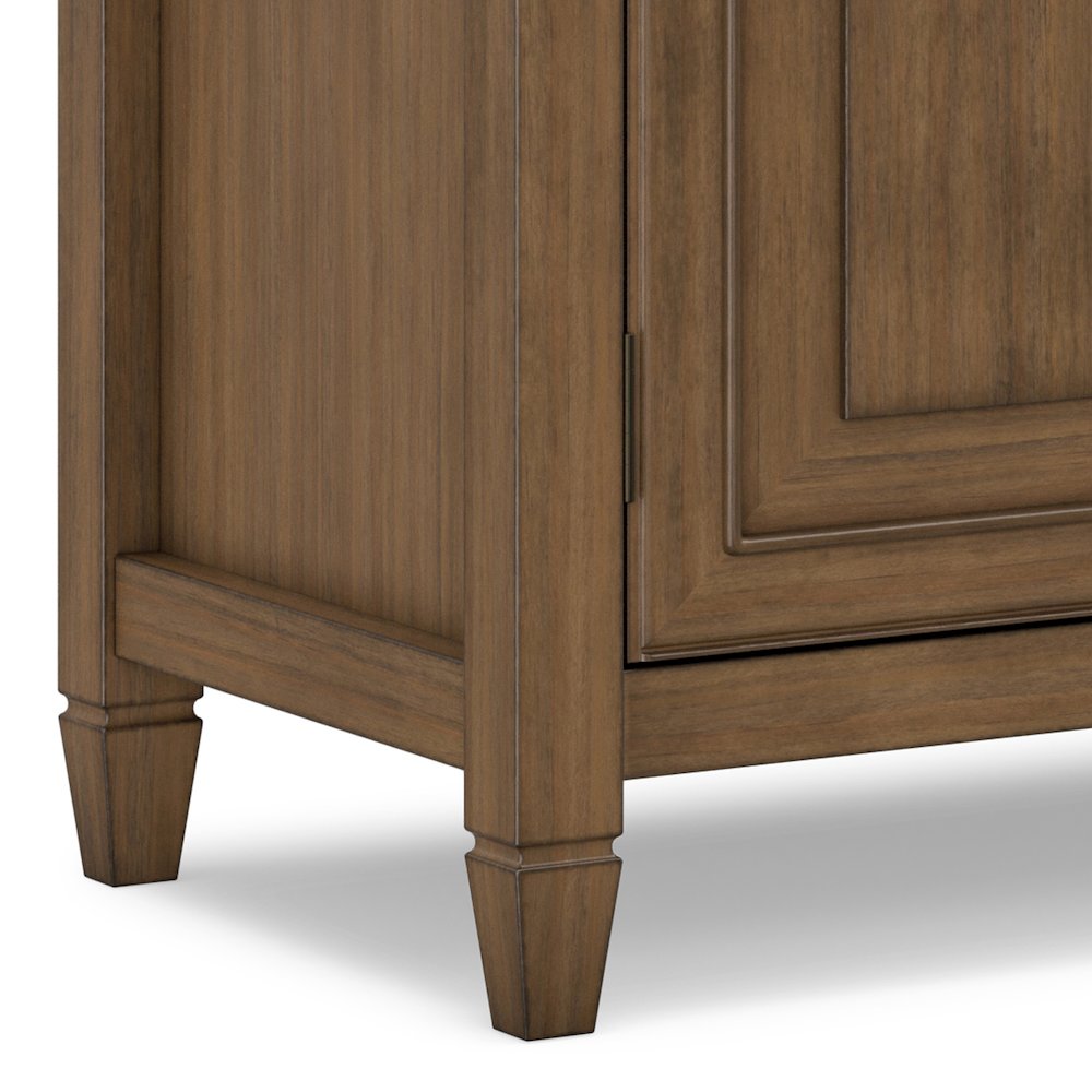 Connaught 67in W Solid Wood Traditional Large Sideboard Buffet Storage Cabinet. Picture 5