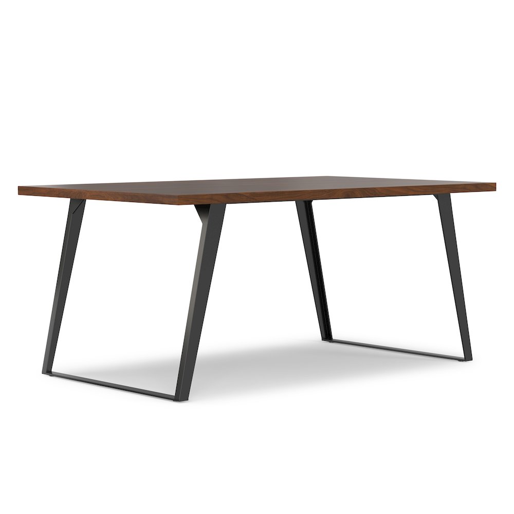 Lowry Dining Table In Walnut Veneer. Picture 1