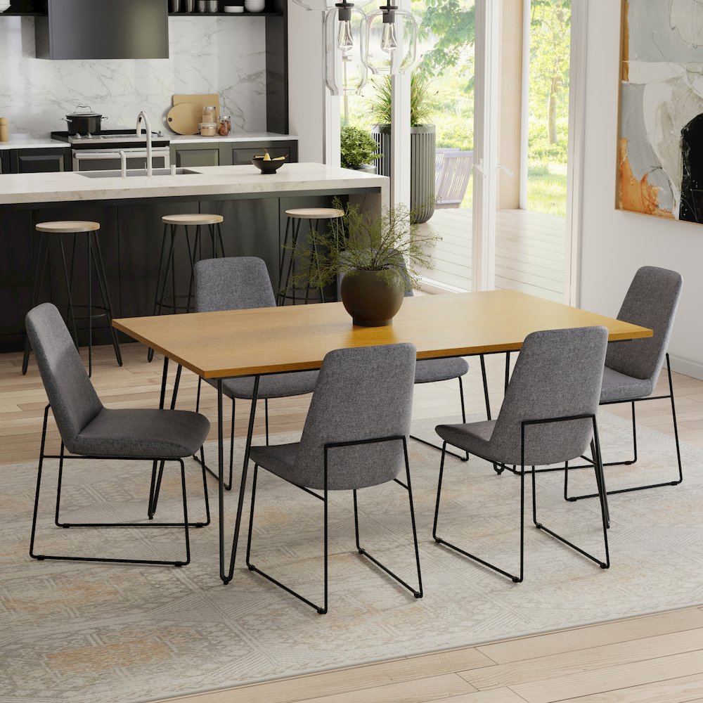 Corina / Hunter 7-Piece Dining Set. Picture 7