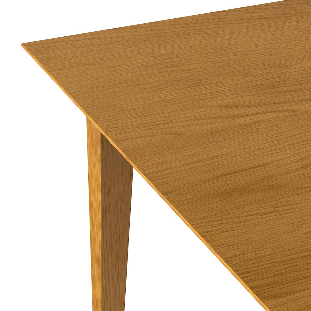 Colby Rectangle Dining Table In Oak. Picture 9