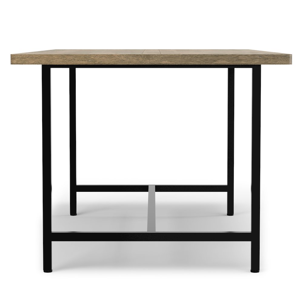 Campbell Dining Table In Grey Wash. Picture 6