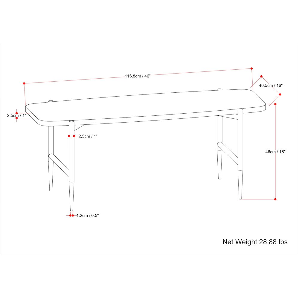 Wagner Solid Acacia Wood Bench In Natural. Picture 6