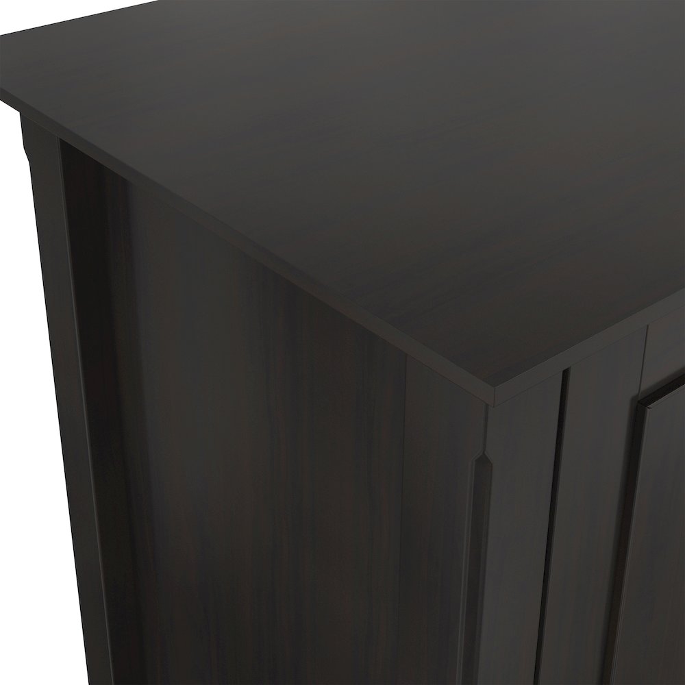 Amherst 37 inch Wide Solid Wood Transitional 2 Door Storage Cabinet. Picture 3