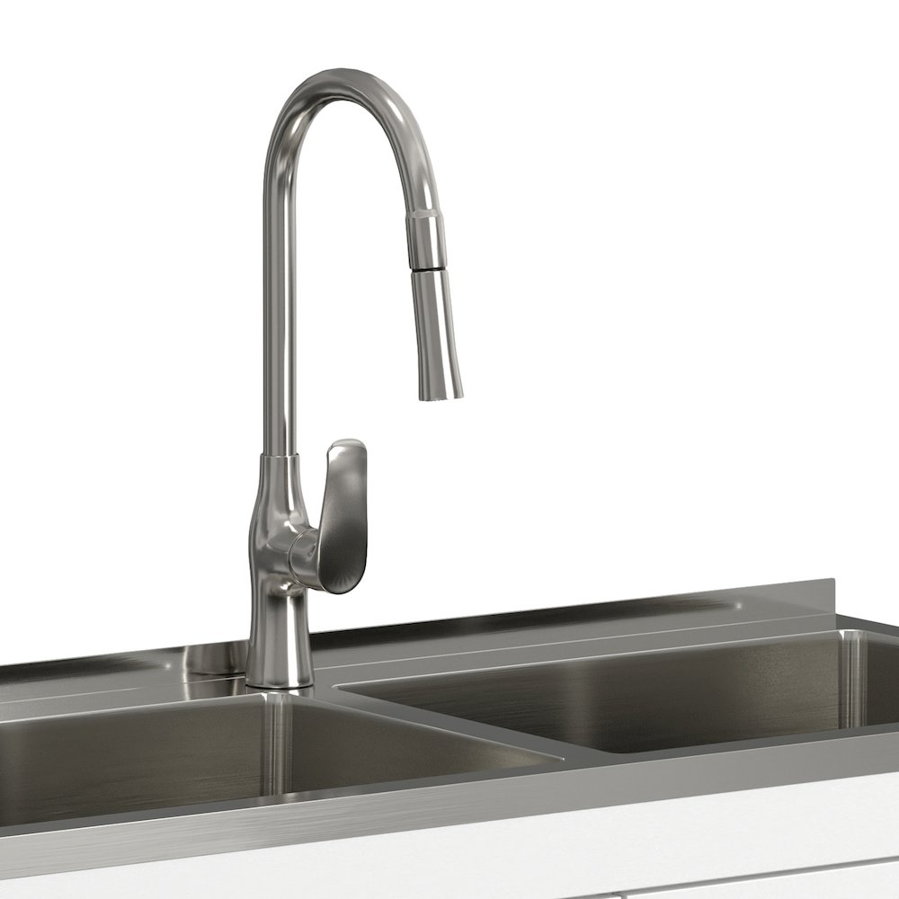 Darwin All-In-One 46-Inch Laundry Utility Sink And Cabinet. Picture 6