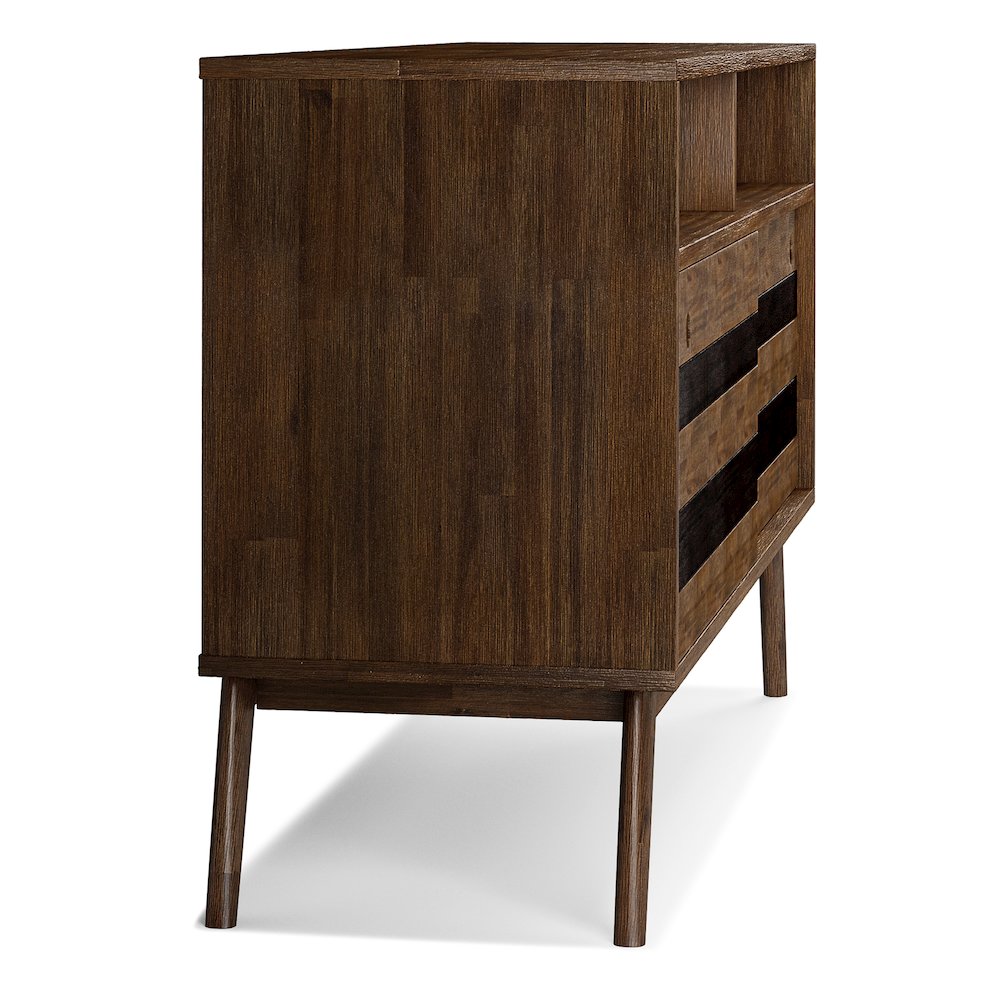 Tv Stand In Rustic Natural Aged Brown For Tvs Up To 60 Inches. Picture 3