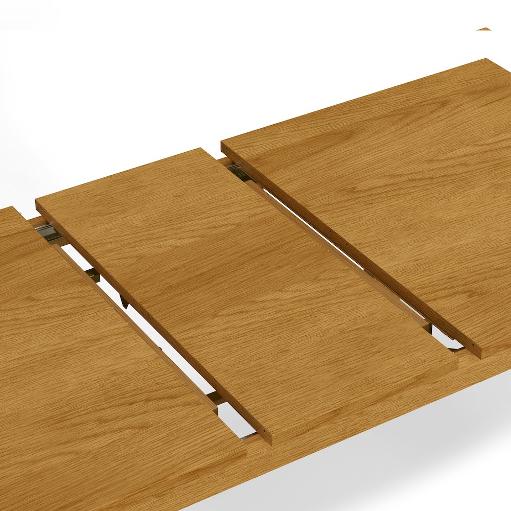 Wilson Extendable Dining Table In Oak Veneer. Picture 12