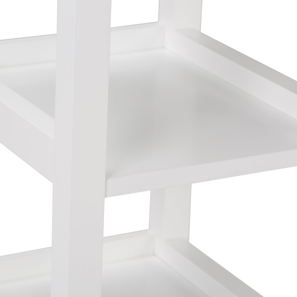 Acadian Bath Storage Tower in Pure White. Picture 9