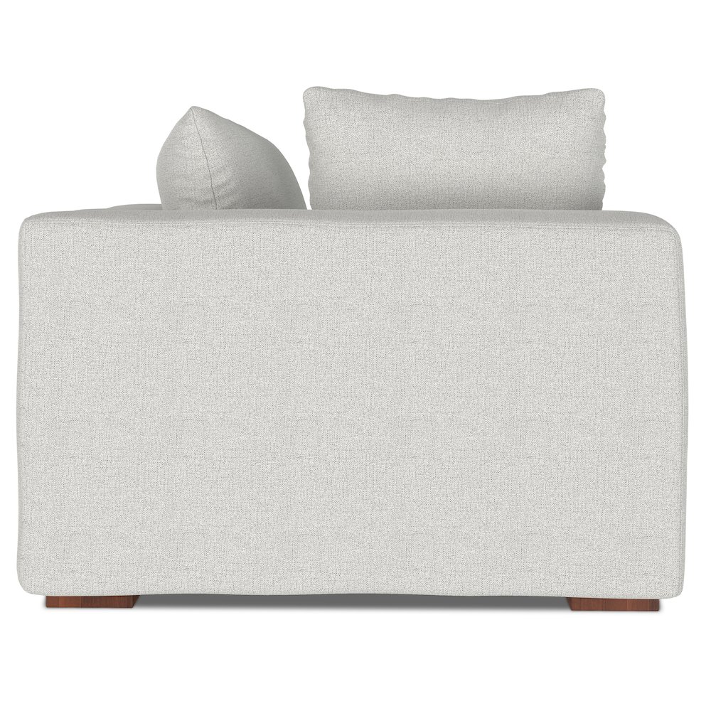 Jasmine Left-Arm Sofa Module In Velvety Chenille Performance Fabric. Picture 3