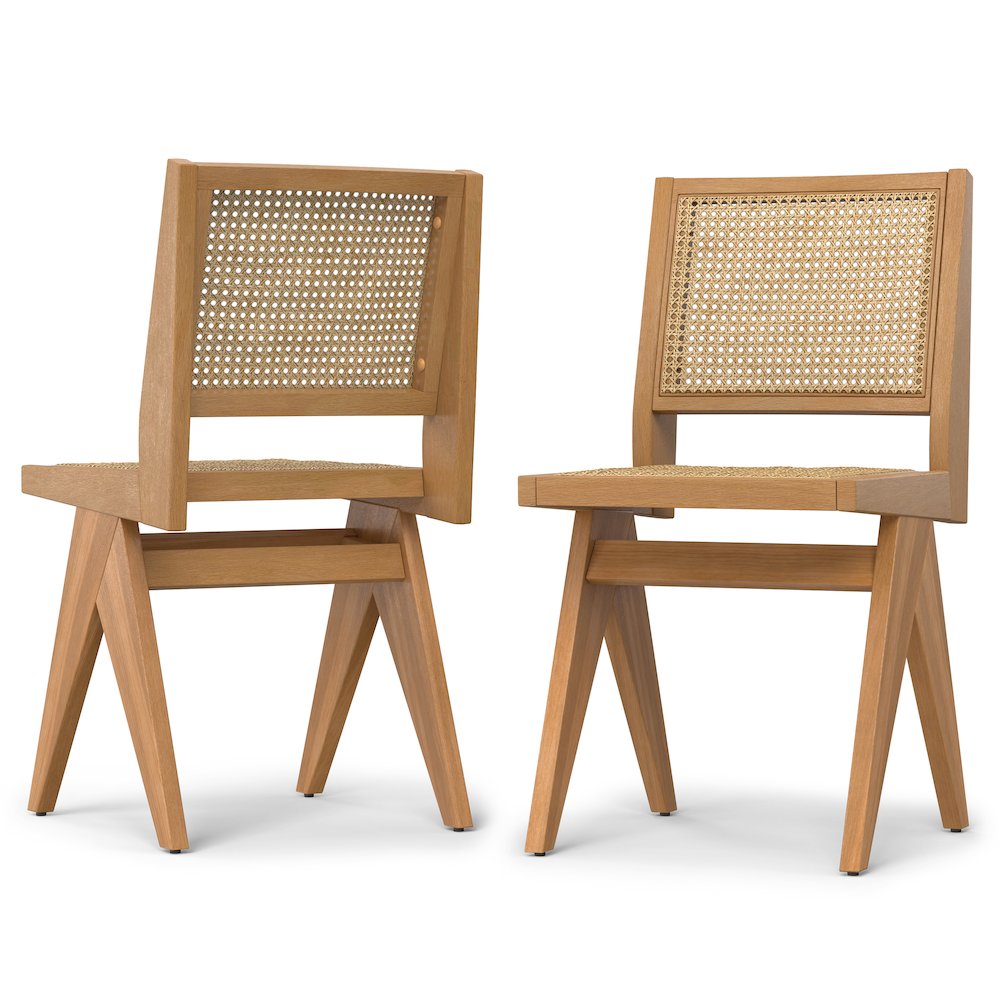 Regina Dining Chair (Set Of 2) In Natural. Picture 1
