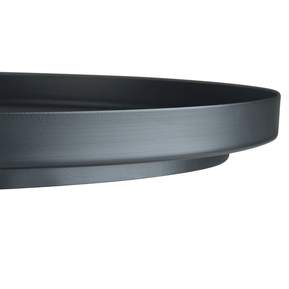 Monet Metal Side Table In Black. Picture 2