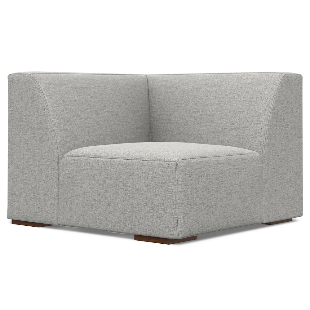 Rex Corner Sofa Module In Tightly Woven Performance Fabric. Picture 1
