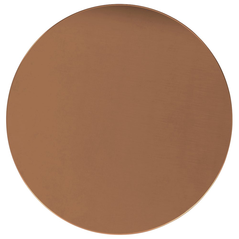 Curtis Metal Cylinder Accent Table In Ombre Black / Copper. Picture 3