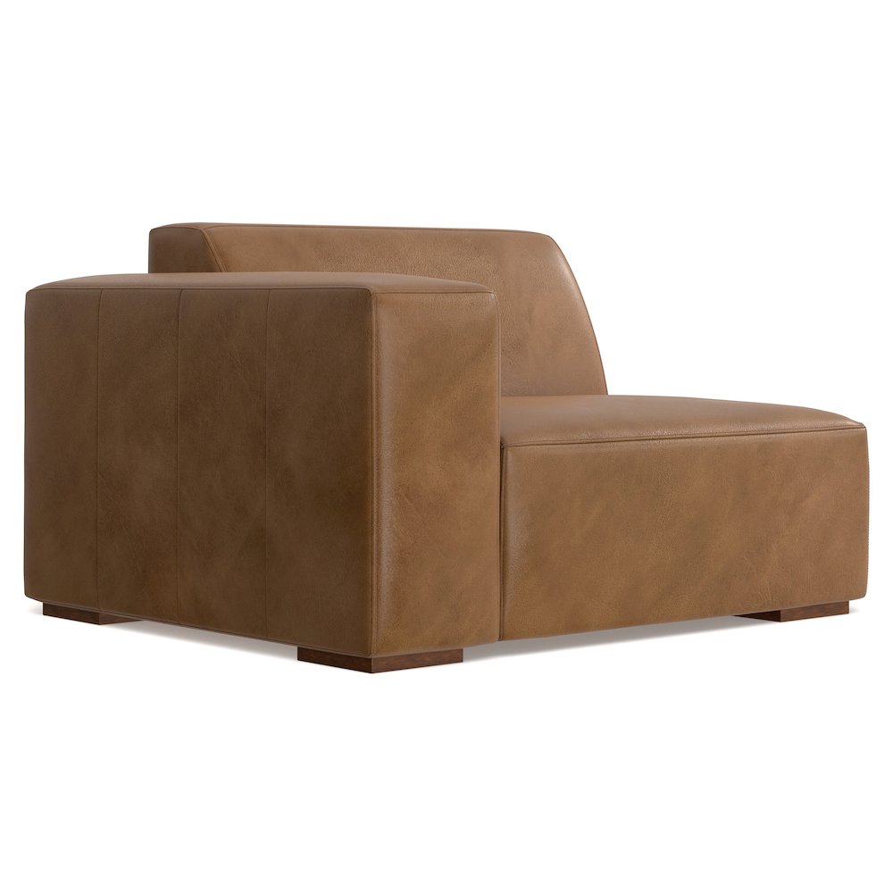 Rex 3-Seater Modular Sofa In Genuine Leather. Picture 2
