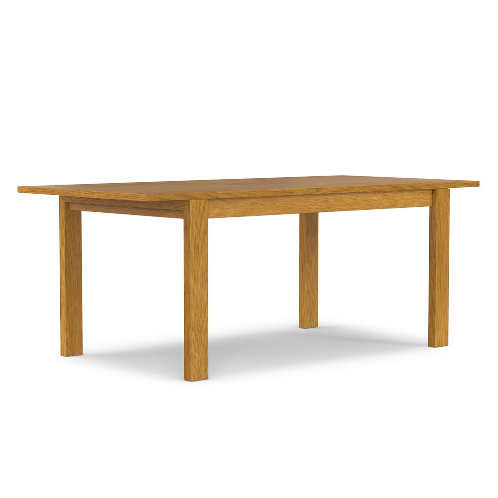 Wilson Extendable Dining Table In Oak Veneer. Picture 9