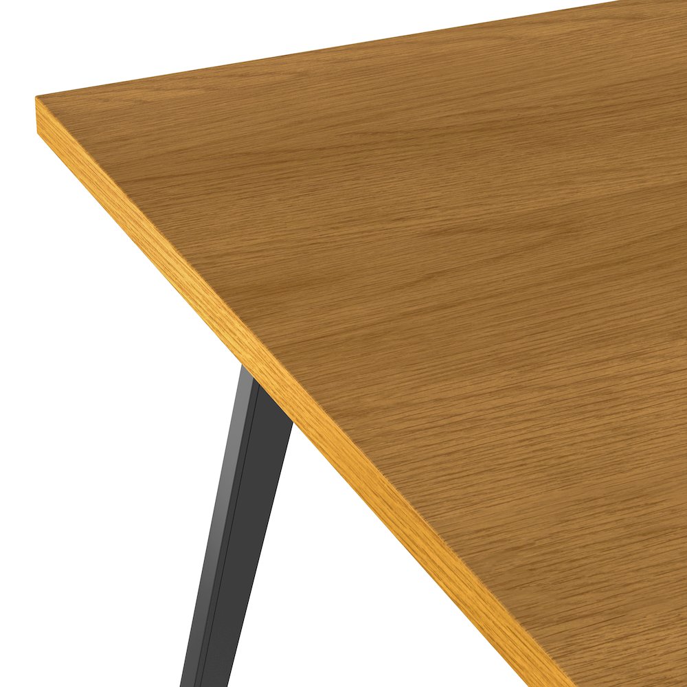 Lowry Dining Table In Oak Veneer. Picture 8