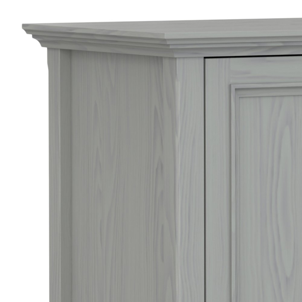 72 Inch Wide Tv Media Stand In Fog Grey For Tvs Up To 80 Inches. Picture 2
