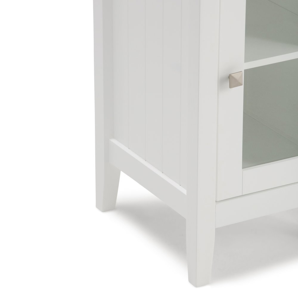 Acadian Bath Storage Tower in Pure White. Picture 6