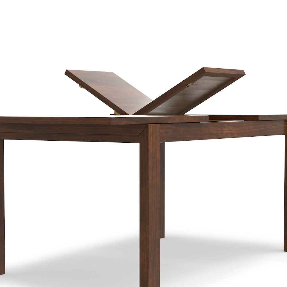 Wilson Extendable Dining Table In Walnut Veneer. Picture 9