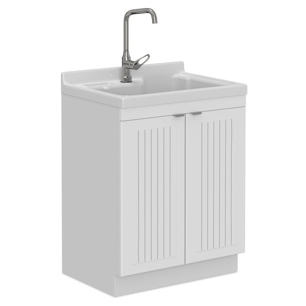 Murphy All-In-One 28-inch Laundry Utility Sink and Cabinet. Picture 1
