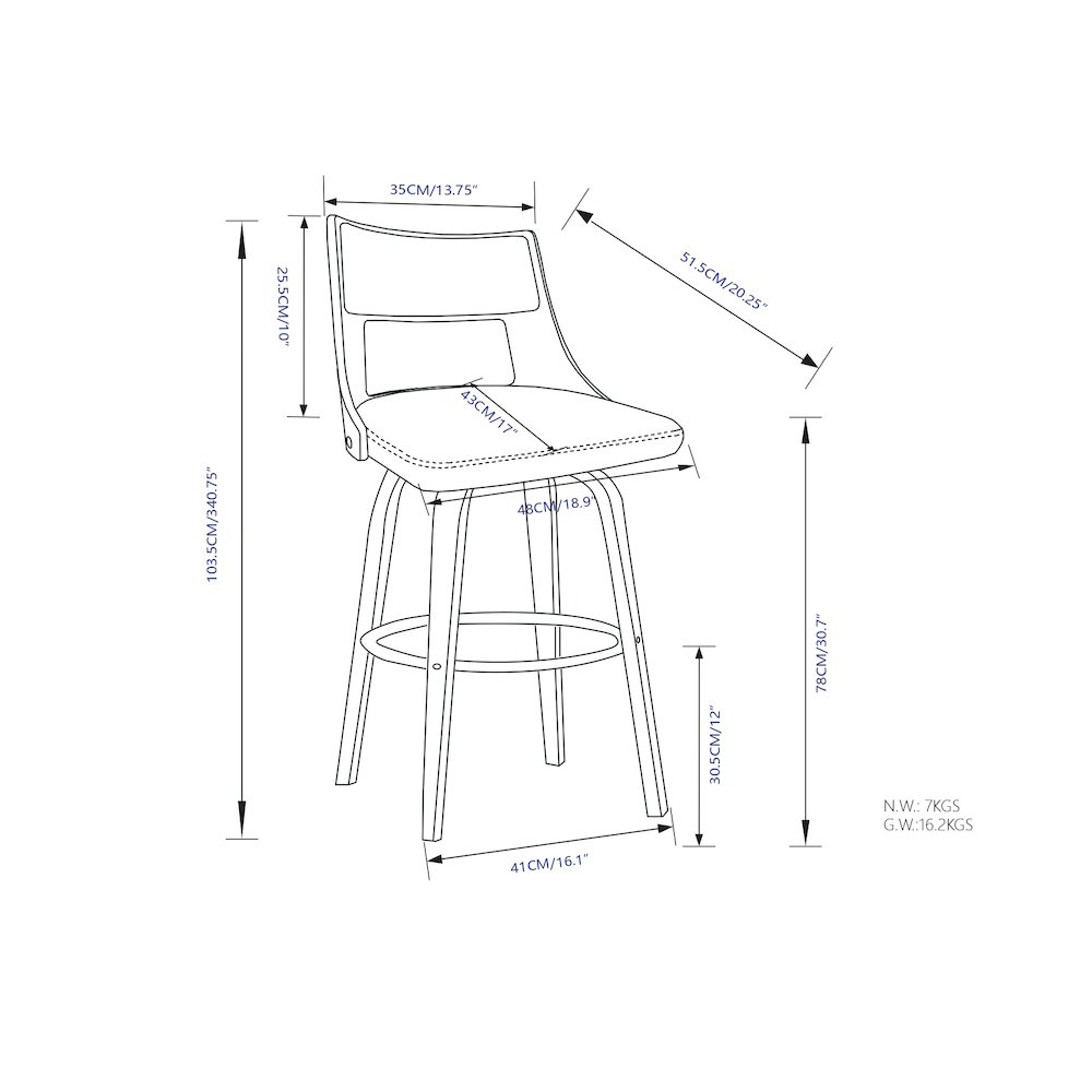 Dallyn Swivel Bar Stool (Set Of 2) In Cream Vegan Faux Leather. Picture 6