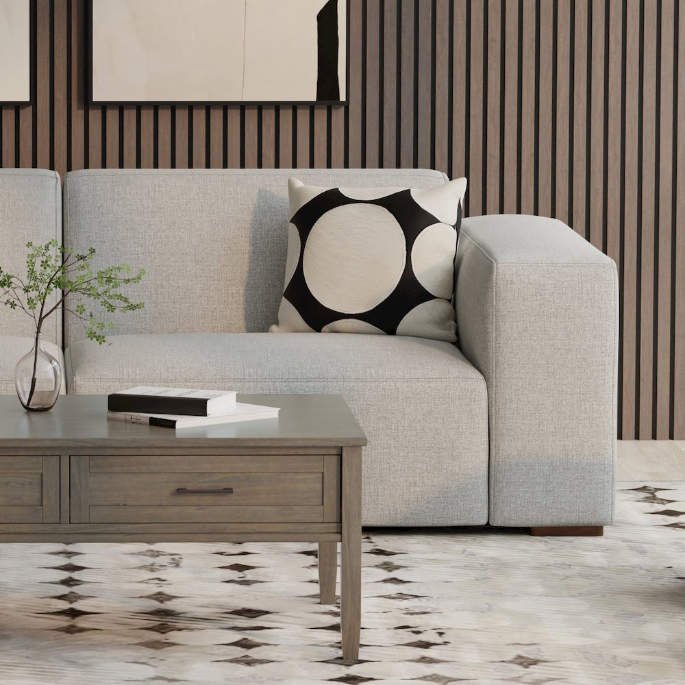 Rex Right-Arm Sofa Module In Tightly Woven Performance Fabric. Picture 5