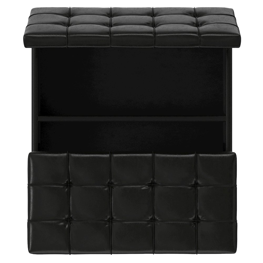 40 inch Wide Square Large Coffee Table Storage Ottoman. Picture 3