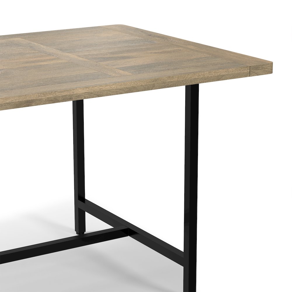 Campbell Dining Table In Grey Wash. Picture 10