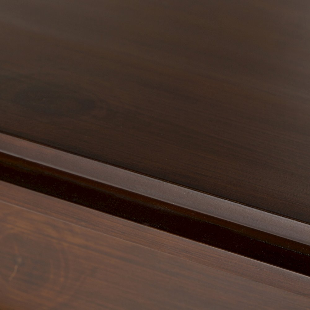Artisan Solid Wood 8 Cube Storage Sofa Table In Russet Brown. Picture 4