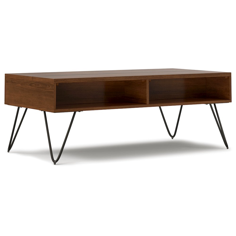Hunter Lift Top Coffee Table In Walnut Veneer. Picture 4
