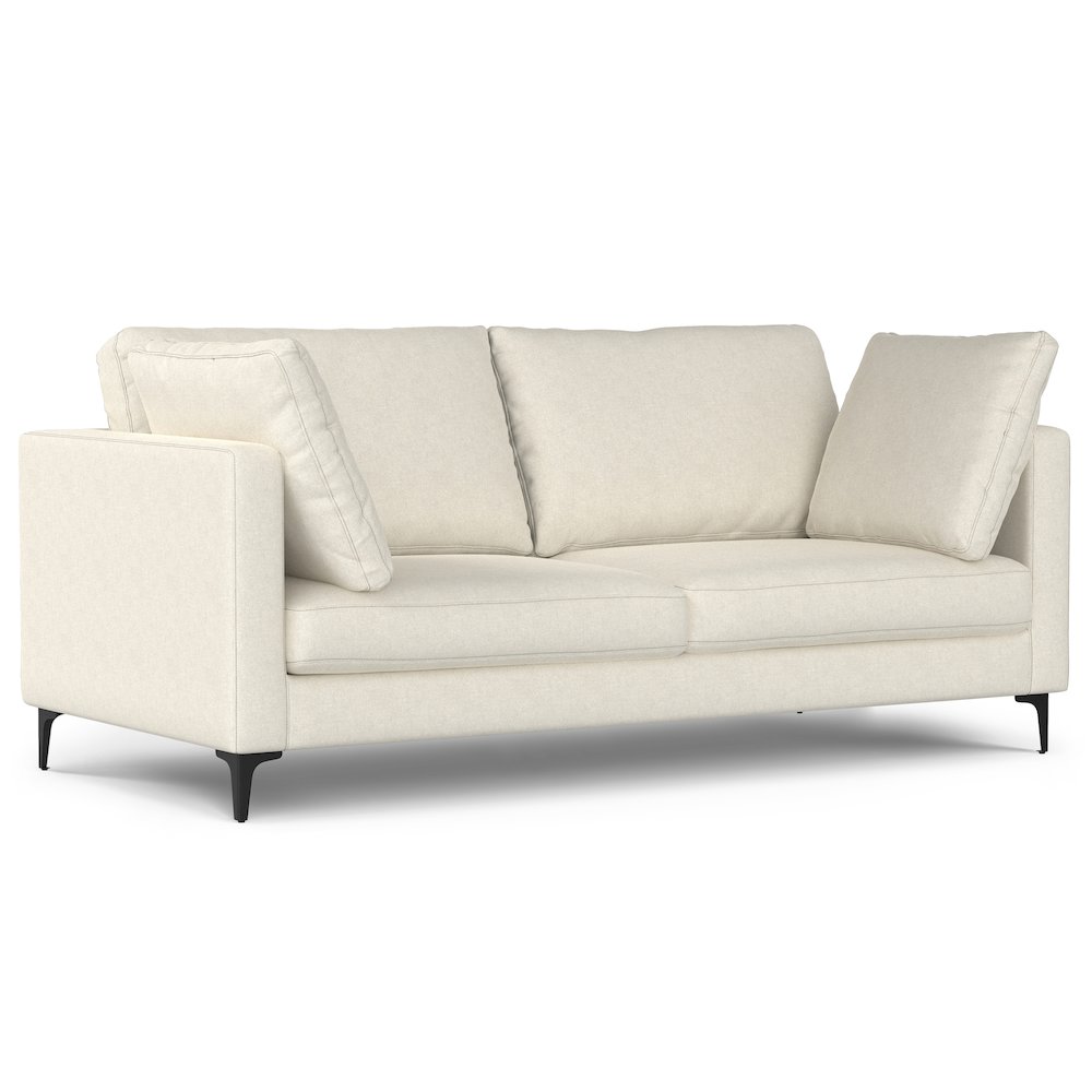 Ava 76-Inch Sofa And Ottoman Set In Tightly Woven Performance Fabric. Picture 4